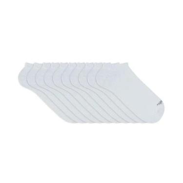Imagem de Meia Mash Invisível Algodão 0M0.02D C/10, Branco, 39-44