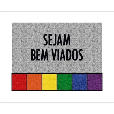 Imagem de CAPACHO LGBTQI+ (SEJAM BEM VIADOS PRATA)