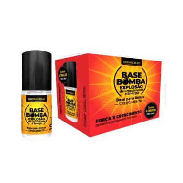 Imagem de BASE UNHA BOMBA EXPLOSÃO CRESC 10ml CX6 - Dermacream