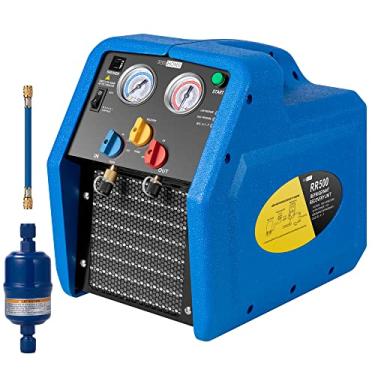 Imagem de VIVOHOME Máquina Portátil De Recuperação Refrigerante R1234Yf 1 Hp Com Cilindro Duplo E Unidade Reciclagem Freon Sem Óleo Para Vapor Líquido