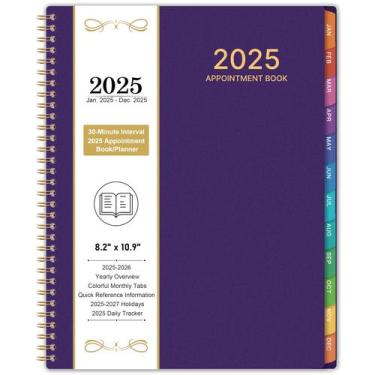 Imagem de Agenda/Agenda de agendamentos BooQool 2025 com guias mensais