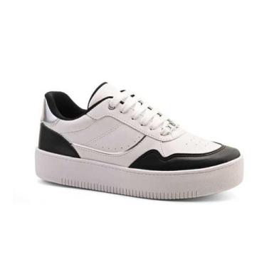 Imagem de Tênis Feminino Izalu Casual Sneaker, Preto, 36