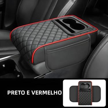 Imagem de Almofada De Apoio De Braço Para Carro Em Espuma De Memória Com Couro P