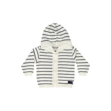 Imagem de Casaco em Tricô para Bebê Unissex Quimby, Azul marinho, G