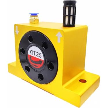 Imagem de BATTEMALL Vibradores De Turbina Industrial G 1/4" Gt25, Vibrador Pneumático Ar Comprimido, Tipo Roda, Silencioso, Dourado, Com Silenciador