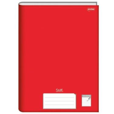 Imagem de Caderno Brochurao CD 96Fls Caligrafia Vermelho Jandaia
