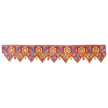 Imagem de Crafts'man Toran/Door Valance - Diwali Decorations Hanging Door Valance Shubh Deepawali Puja Bandhanwar Indian Hindu Festival Wall Hanging