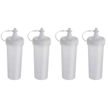 Imagem de Kit 4 Bisnagas P/ Maionese 280ml Casa Restaurante Lanchonete - Plasúti