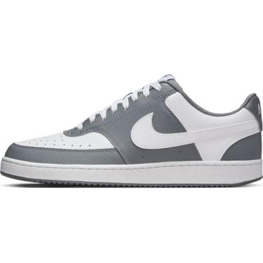 Imagem de Nike Tênis masculino Court Vision Low, Cinza claro/branco/branco, 38