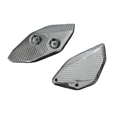 Imagem de MotiveTech Capa protetora para pedaleira dianteira de motocicleta, 2 peças, protetor de carenagem para YZF-R3 R3 R25 2019-2025