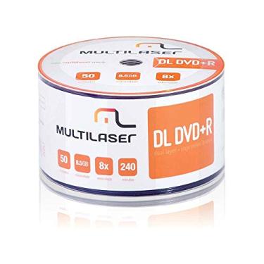 Imagem de Mídia Dvd-R Shrink Imprimível Com 50 Unidades Multilaser - DV047