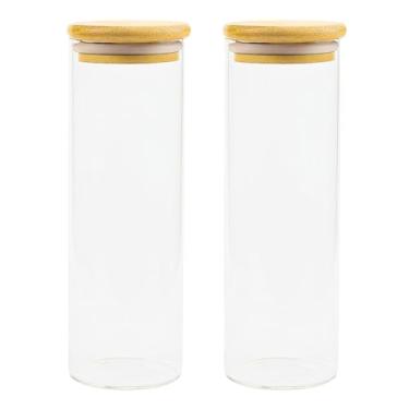 Imagem de Pote de Vidro com Tampa Hermética de Bambu 550ml (4)