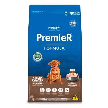 Imagem de Ração Premier Fórmula Cães Filhotes Porte Grande e Gigante Frango 15kg