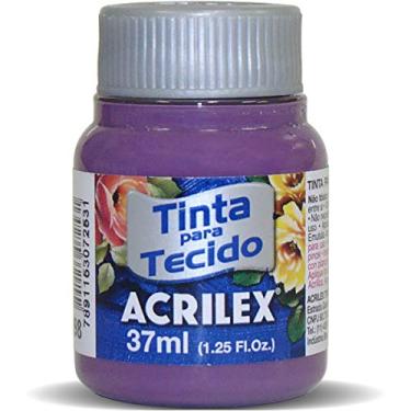 Imagem de Acrilex Fosca Tinta para Tecido, Roxo (Amora), 12 x 37 ml