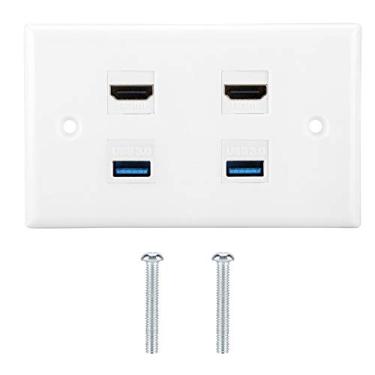 Imagem de Painel de Conexão Fácil de Conexão Placa de Parede para HDTV Material de Vídeo Painel de Vídeo ABS