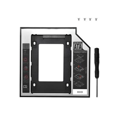 Imagem de Adaptador Caddy 9.5Mm Segundo Hd Ssd Sata 2.5 Notebook