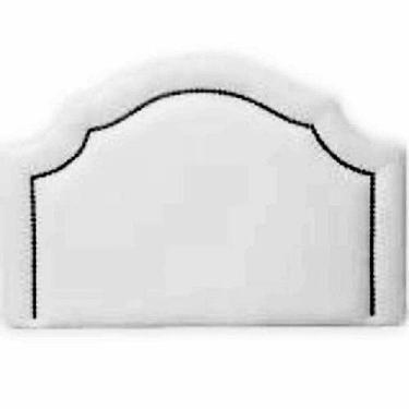 Imagem de Cabeceira Estofada Captone Design Branca Solteiro 90X60 Cm - Captonê D