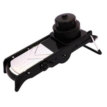 Imagem de Mimo Style Ralador e Fatiador Mandoline Ajustável, Lâminas de Aço Inox Afiadas, Descasca, Fácil e Rapido