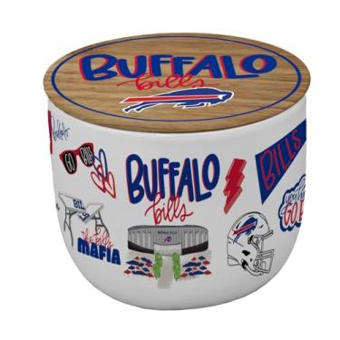 Imagem de Proformance Home Vela de cerâmica NFL Buffalo Bills Loco Fan 473 ml