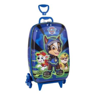 Imagem de Mala De Viagem Infantil Com Rodinha Harry Patrulha Canina 3d