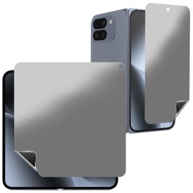 Imagem de YIEDBCX Película protetora de tela fosca de privacidade para Google Pixel 10 Pro Fold, frontal + película protetora de tela antirreflexo antiespião interna