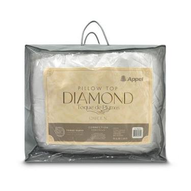 Imagem de Protetor de Colchão Pillow Top Toque de Plumas Casal Appel Diamond 1,5