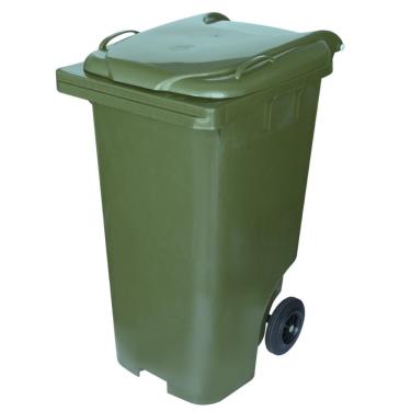 Imagem de Lixeira Contendor Plástico Com Rodas De 240 Litros Verde - C240vd - Jsn