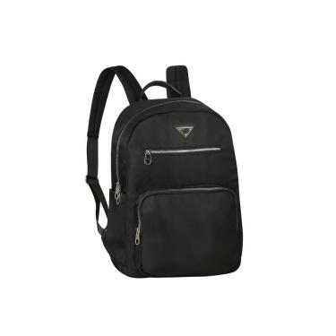Imagem de Mochila Executiva Feminina Preta GW2731 com Bolsos para Notebook e Alças Acolchoadas