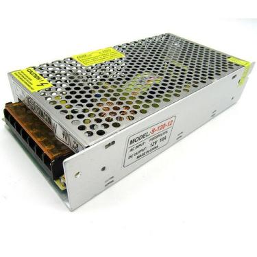 Imagem de Fonte de Alimentação Chaveada 120W 12V 10A S-120-12 NFe - OEM