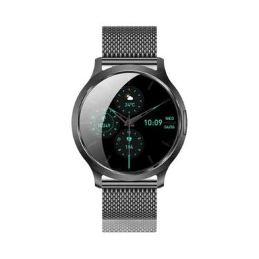 Imagem de Smartwatch Ultra-Fino Com Tela Curva AMOLED HD 3D 2025 Monitor De Saúd