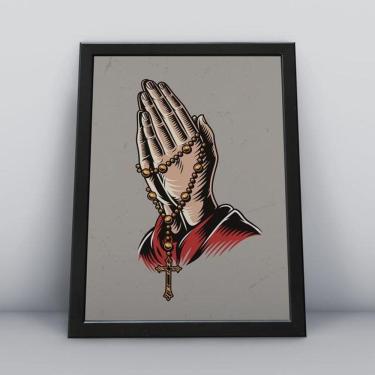 Imagem de Quadros TAC Religião Cristã 029 - 20x30cm - MDF - Colorido