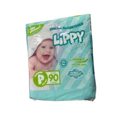 Imagem de Fralda infantil pacote com 90 tiras lippy baby - p - Maxi Confort