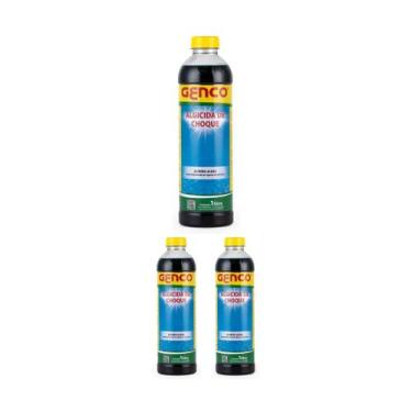 Imagem de Kit 3 Algicida Manutenção 1L Pool Trat - Genco