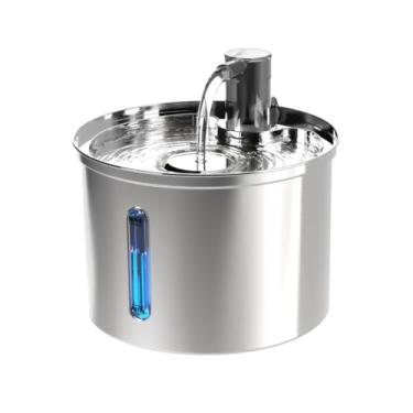 Imagem de Bebedouro para Gatos, Fonte de Água em Aço Inoxidável 3L, Automático Bivolt para Gatos e Cães