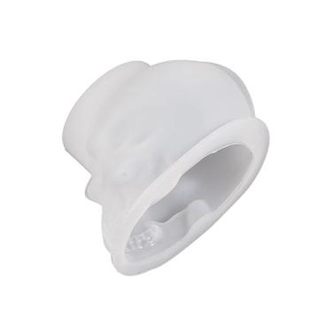 Imagem de Molde de resina de caveira 3D, feito à mão, molde de silicone para chaveiros, pingente, velas, decoração de mesa, esqueleto, epóxi