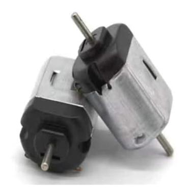 Imagem de KJEBVHIRS FC-130 130 Motor de arranque eletrônico de eixo duplo DC 3V 3,7V 5V 6V 11000RPM alta velocidade 16 mm iniciante eletrônico DIY Hobby brinquedo carro barco trem
