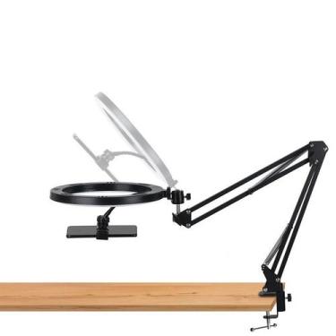 Imagem de Suporte/Pedestal Articulado Mesa p/ Celular/Smartphone Iphone, Samsung