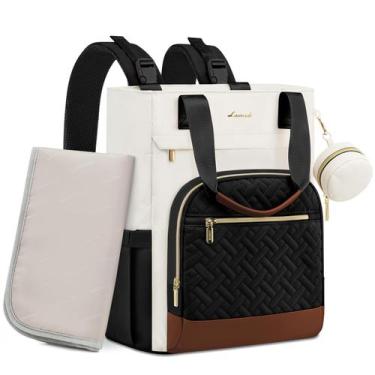 Imagem de Mochila para fraldas LOVEVOOK de grande capacidade à prova d'água