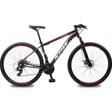 Imagem de Bicicleta Aro 29 KRW Alumínio 27 Vel Freio a Disco R27, 21, Preto, Ver