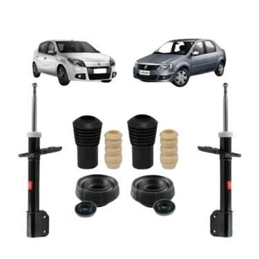 Imagem de Amortecedor Kayaba Dianteiro + Kit Batente Sandero Stepway 2016 A 2017