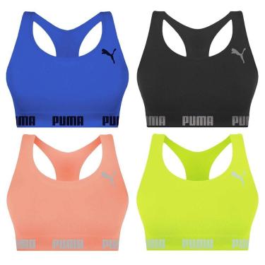 Imagem de Kit 4 Tops Puma Nadador Sem Costura Feminino