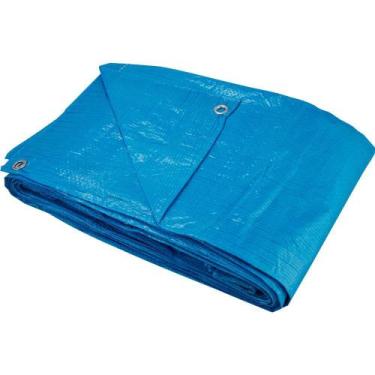 Imagem de Lona De Polietileno Azul 6M X 3M 100Micra Leve Vonder
