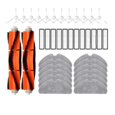 Imagem de Compatible With Compatible With (Dreame D9 Max White) Roller Side Brush Hepa Filter Mop Cloths Rag Robot Vacuum Cleaner Accessory Spare Part(Set R)