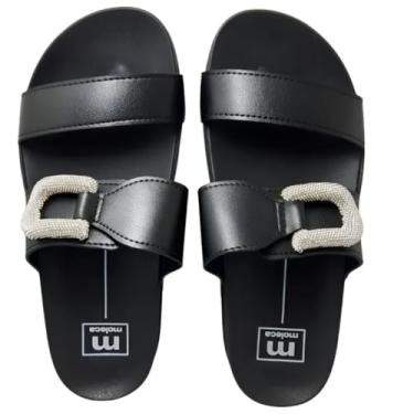 Imagem de Chinelo Feminino Birken Moleca 5436.433 com Fivela (PRETO, BR, Adulto, Numérico, 35)