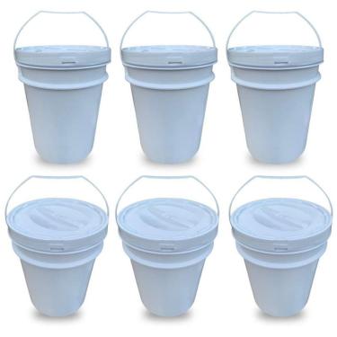 Imagem de Nastripack Embalagens Tampa Rosca 20 Litros - Kit 6 Pçs