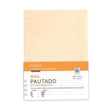 Imagem de Refil Caderno Organizador Cicero 40 Fls Polen 90g Pautado 17x24