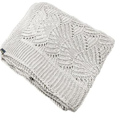 Imagem de Manta Peseira de Tricot Linho 90x180 Cm - Coquile - Belchior