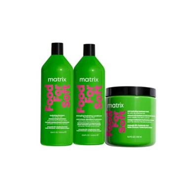 Imagem de Kit Matrix Food For Soft - Shampoo 1L, Condicionador 1L e Máscara 500ml