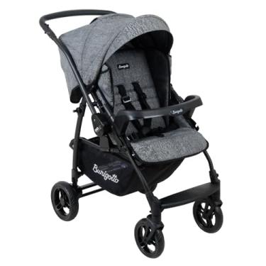 Imagem de Carrinho de Bebê Burigotto RIO 22 Reversível Até 22kg Cinza Mesclado
