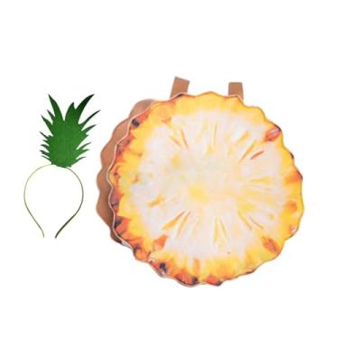 Imagem de Colaxi Fantasia de Frutas com Faixa para a Cabeça para Festas de Aniversário Atividades Festivais, Crianças Abacaxi